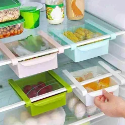 Umweltfreundliches Küchenregal – Multifunktionaler Kühlschrank-Organizer