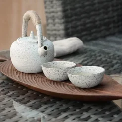 Umweltfreundliches Snacktablett aus Walnussblättern – Nachhaltige Servierplatten