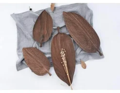 Umweltfreundliches Snacktablett aus Walnussblättern – Nachhaltige Servierplatten