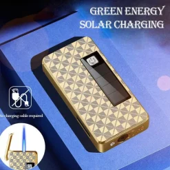 Umweltfreundliches Solarfeuerzeug – wiederaufladbar, Glücksdrachen-Design