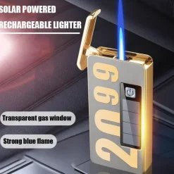 Umweltfreundliches Solarfeuerzeug – wiederaufladbar, Glücksdrachen-Design