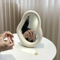 Unendlichkeitsspiegel aus Keramik – Beleuchtetes Wanddekor