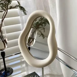 Unendlichkeitsspiegel aus Keramik – Beleuchtetes Wanddekor