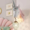 Unicorn LED Wall Lamp - Cute Night Light Decor