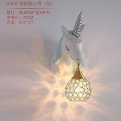 Unicorn LED Wall Lamp - Cute Night Light Decor