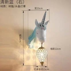 Unicorn LED Wall Lamp - Cute Night Light Decor
