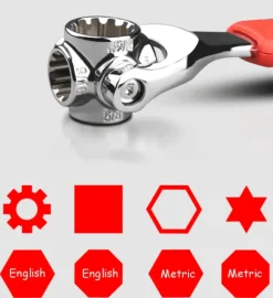 Universal 360-Steckschlüssel – Vielseitiges Reparaturwerkzeug