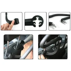 Universal-Reise-Kopfstützen-Kleiderbügel - Schwenkhaken-Organizer