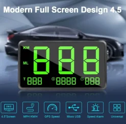 Universeller GPS-Tachometer – Digitale Fahrzeuggeschwindigkeitsanzeige