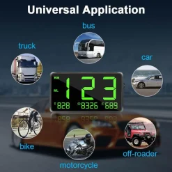 Universeller GPS-Tachometer – Digitale Fahrzeuggeschwindigkeitsanzeige