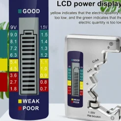 Universeller LCD-Batteriekapazitätstester - Spannungsmesser