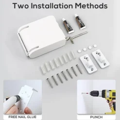 Unsichtbare einziehbare Wäscheleine – Trockenseil ohne Durchschlag