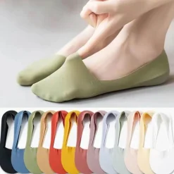 Unsichtbare, rutschfeste Damensocken – atmungsaktives, bequemes Design