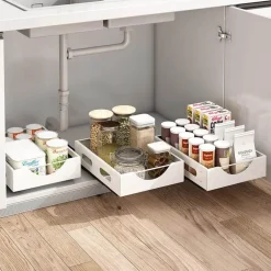 Unterschrank-Geschirr-Organizer – Clevere Aufbewahrungslösung für die Küche