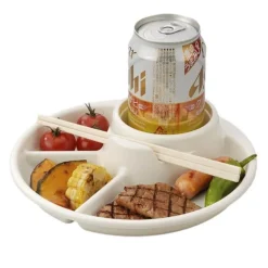 Unterteilter Portionskontrollteller – Gesunder Mahlzeitenteller für eine ausgewogene Ernährung
