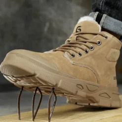 Unverwüstliche Winterstiefel - Warme, rutschfeste Sicherheitsschuhe