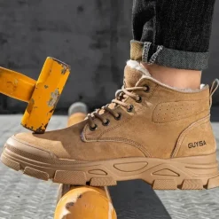 Unverwüstliche Winterstiefel - Warme, rutschfeste Sicherheitsschuhe