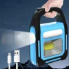 USB wiederaufladbare Solar-Campinglaterne Power Bank - Tragbares Außenlicht