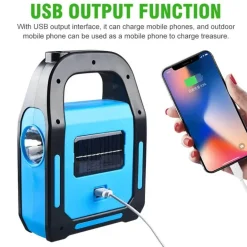 USB wiederaufladbare Solar-Campinglaterne Power Bank - Tragbares Außenlicht