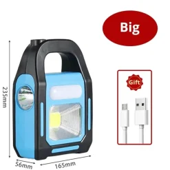 USB wiederaufladbare Solar-Campinglaterne Power Bank - Tragbares Außenlicht