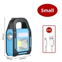 USB wiederaufladbare Solar-Campinglaterne Power Bank - Tragbares Außenlicht