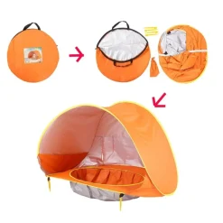 UV-schützendes wasserdichtes Strandzelt für Kinder