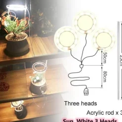 5V LED Plant Light - Indoor Grow Lamp for Gardening