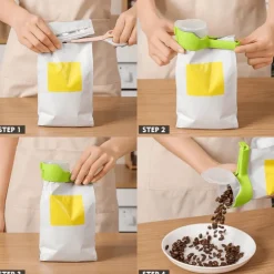 Vakuumierclip - Frischhaltebeutel für Lebensmittel