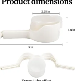 Vakuumierclip - Frischhaltebeutel für Lebensmittel