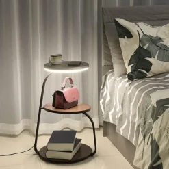 Varnished Floor Lamp - Elegant Home Lighting