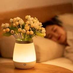 Vase Nachtlampe - Dekoratives Tischlicht
