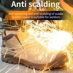 Verbrühungssichere, isolierte, langlebige, unzerstörbare Arbeitsschuhe zum Hineinschlüpfen