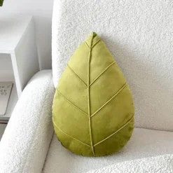 Verdana Blatt Kissen - Dekoratives Naturkissen