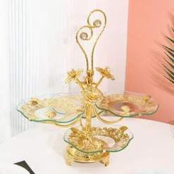 Vergoldeter Tortenständer – Eleganter Dessertständer