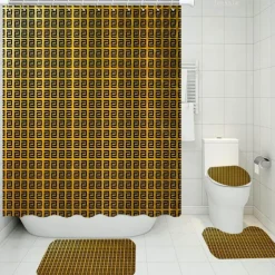 Versace Luxus-Duschvorhang-Set – Elegante Badezimmerdekoration