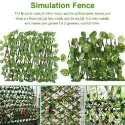 Verstellbare, einziehbare Zaunabdeckung – Natürlich aussehende Sichtschutzlösung