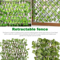 Verstellbare, einziehbare Zaunabdeckung – Natürlich aussehende Sichtschutzlösung