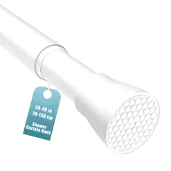 Verstellbare Gardinenstange mit Federspannung, ohne Bohren, Stange für den Schrank