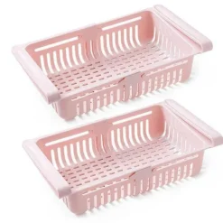 Verstellbare Kühlschrankschublade – platzsparender Küchen-Organizer