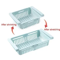 Verstellbare Kühlschrankschublade – platzsparender Küchen-Organizer
