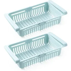 Verstellbare Kühlschrankschublade – platzsparender Küchen-Organizer