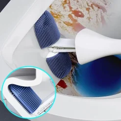Verstellbare Toilettenbürste mit Doppelkopf – Vielseitiges Reinigungswerkzeug für das Badezimmer