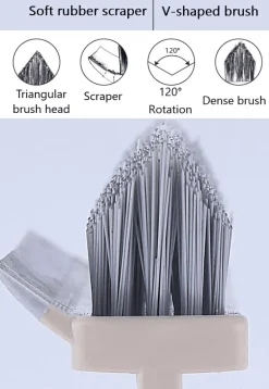 Verstellbare Wischbürste mit langem Griff – vielseitiges Reinigungswerkzeug