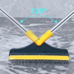 Verstellbare Wischbürste mit langem Griff – vielseitiges Reinigungswerkzeug