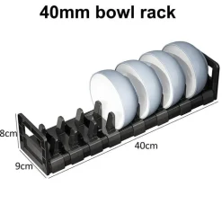 Verstellbarer Abtropfständer – platzsparender Küchen-Organizer
