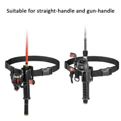 Verstellbarer Angelrutenhaltergürtel - Angelzubehör