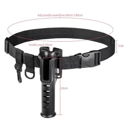 Verstellbarer Angelrutenhaltergürtel - Angelzubehör