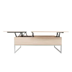Verstellbarer Couchtisch mit anhebbarer Platte – Modernes Design mit verstecktem Fach