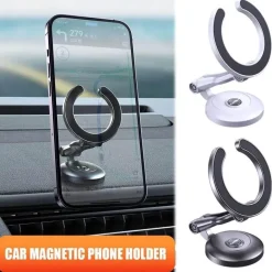 Verstellbarer, faltbarer magnetischer Ring-Autotelefonhalter