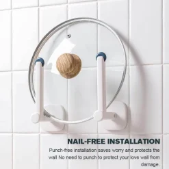 Verstellbarer, L-förmiger, selbstklebender Wandhaken – Teleskop-Mehrzweckaufhänger